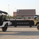 The Roxor (left) and the original licensed Mahindra CJ (right).